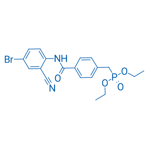 Diethyl 4-((4-bromo-2-cyanophenyl)carbamoyl)benzylphosphonate