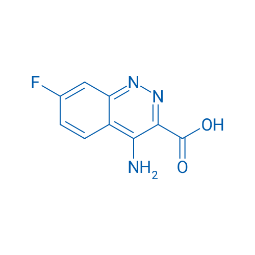 4-Amino-7-fluorocinnoline-3-carboxylic acid