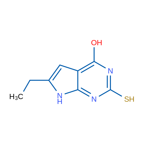6-Ethyl-2-mercapto-7H-pyrrolo[2,3-d]pyrimidin-4-ol
