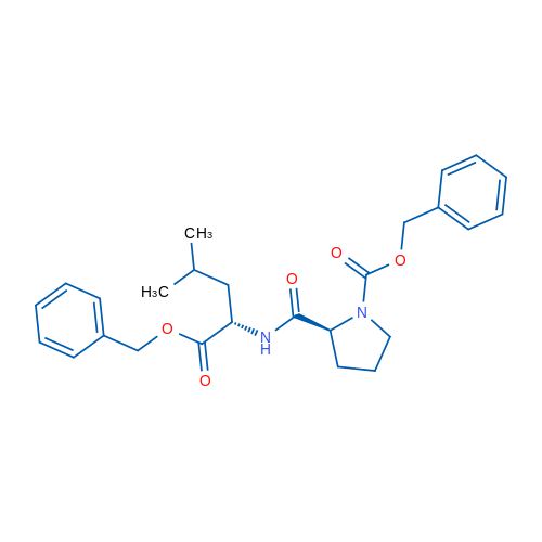 (S)-Benzyl 2-(((S)-1-(benzyloxy)-4-methyl-1-oxopentan-2-yl)carbamoyl)pyrrolidine-1-carboxylate