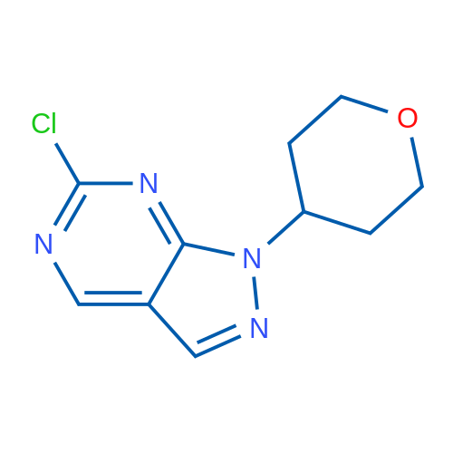 6-Chloro-1-(tetrahydro-2H-pyran-4-yl)-1H-pyrazolo[3,4-d]pyrimidine