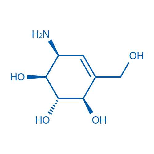 (1S,2S,3R,6S)-6-Amino-4-(hydroxymethyl)cyclohex-4-ene-1,2,3-triol