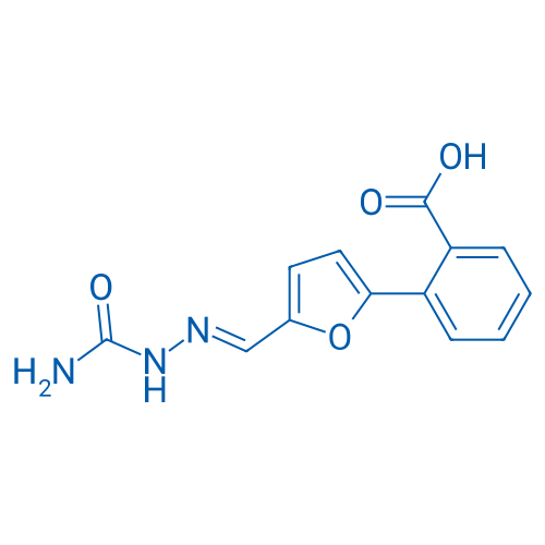 2-(5-((2-Carbamoylhydrazono)methyl)furan-2-yl)benzoic acid