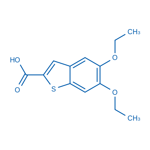 5,6-Diethoxybenzo[b]thiophene-2-carboxylic acid