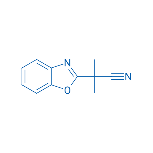 2-(Benzo[d]oxazol-2-yl)-2-methylpropanenitrile