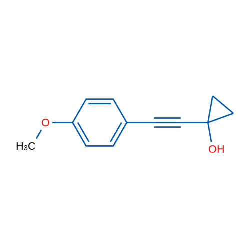 1-((4-Methoxyphenyl)ethynyl)cyclopropanol