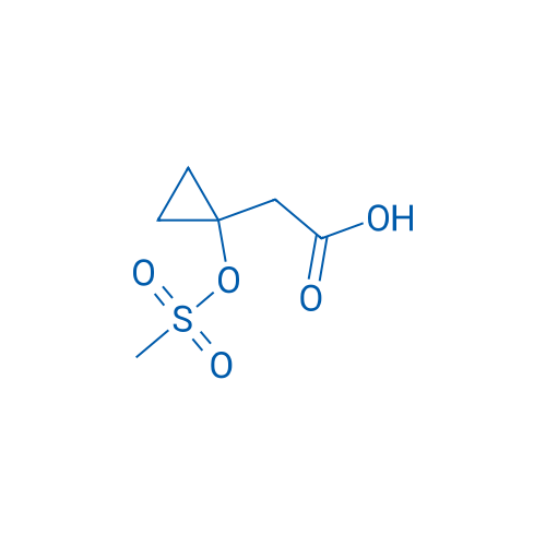 2-(1-((Methylsulfonyl)oxy)cyclopropyl)acetic acid