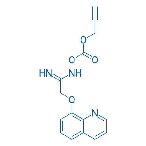 N-(((Prop-2-yn-1-yloxy)carbonyl)oxy)-2-(quinolin-8-yloxy)acetimidamide