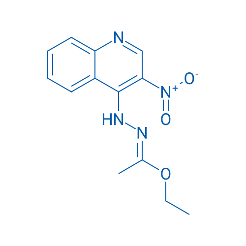 Ethyl N'-(3-nitroquinolin-4-yl)acetohydrazonate