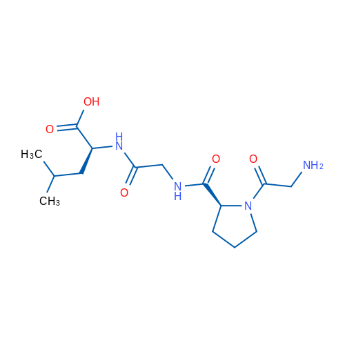 (S)-2-(2-((S)-1-(2-Aminoacetyl)pyrrolidine-2-carboxamido)acetamido)-4-methylpentanoic acid
