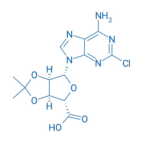 (3aS,4S,6R,6aR)-6-(6-Amino-2-chloro-9H-purin-9-yl)-2,2-dimethyltetrahydrofuro[3,4-d][1,3]dioxole-4-carboxylic acid
