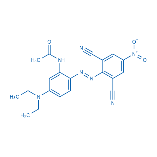 N-(2-((2,6-Dicyano-4-nitrophenyl)diazenyl)-5-(diethylamino)phenyl)acetamide
