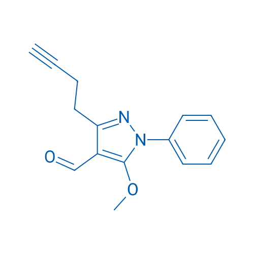 3-(But-3-yn-1-yl)-5-methoxy-1-phenyl-1H-pyrazole-4-carbaldehyde