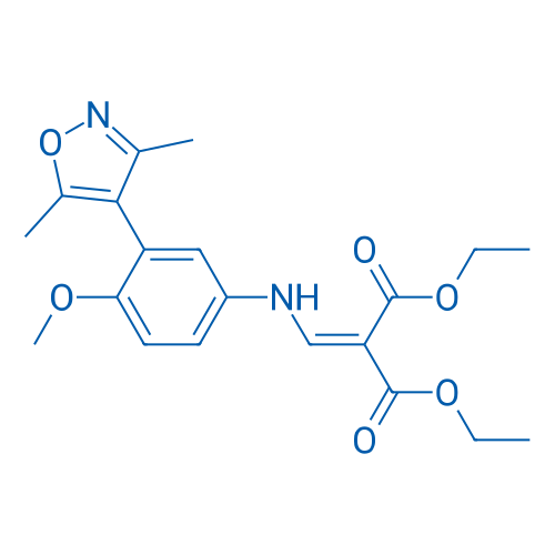 Diethyl 2-(((3-(3,5-dimethylisoxazol-4-yl)-4-methoxyphenyl)amino)methylene)malonate