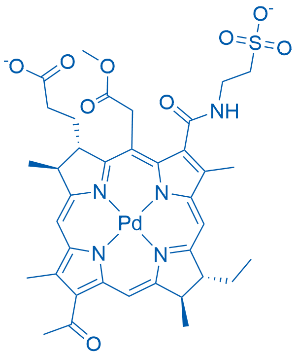 (SP-4-2)-[(7S,8S,17R,18R)-13-Acetyl-18-ethyl-7,8-dihydro-5-(2-methoxy-2-oxoethyl)-2,8,12,17-tetramethyl-3-[[(2-sulfoethyl)amino]carbonyl]-21H,23H-porphine-7-propanoato(4-)-κN21,κN22,κN23,κN24]palladate(2-)