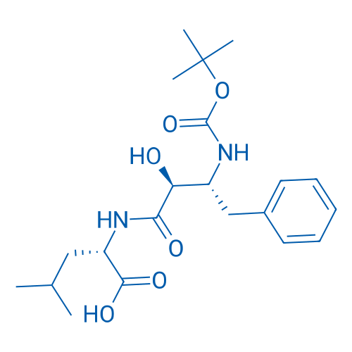 (S)-2-((2S,3R)-3-((tert-Butoxycarbonyl)amino)-2-hydroxy-4-phenylbutanamido)-4-methylpentanoic acid