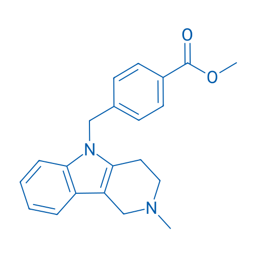 Methyl 4-((2-methyl-3,4-dihydro-1H-pyrido[4,3-b]indol-5(2H)-yl)methyl)benzoate