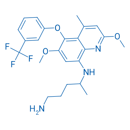 N4-(2,6-Dimethoxy-4-methyl-5-(3-(trifluoromethyl)phenoxy)quinolin-8-yl)pentane-1,4-diamine