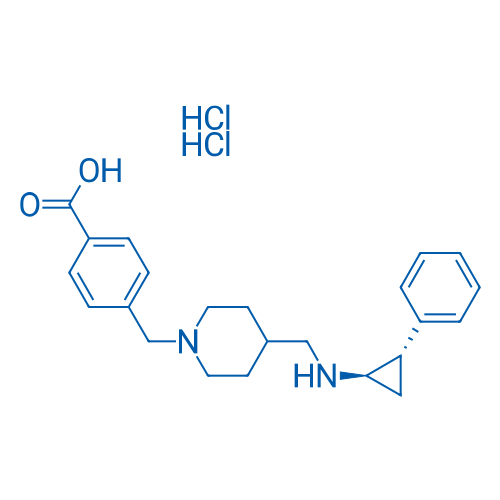 4-((4-((((1R,2S)-2-Phenylcyclopropyl)amino)methyl)piperidin-1-yl)methyl)benzoic acid dihydrochloride