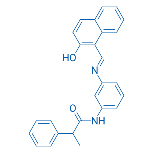 N-(3-(((2-Hydroxynaphthalen-1-yl)methylene)amino)phenyl)-2-phenylpropanamide