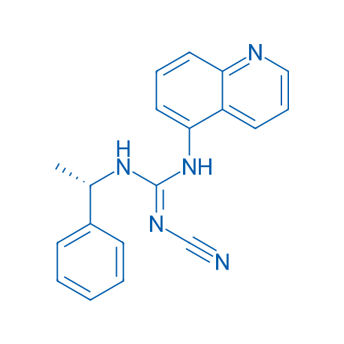 S-2-Cyano-1-(1-phenylethyl)-3-(quinolin-5-yl)guanidine