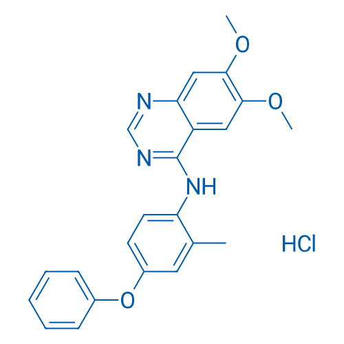 6,7-Dimethoxy-N-(2-methyl-4-phenoxyphenyl)quinazolin-4-amine hydrochloride