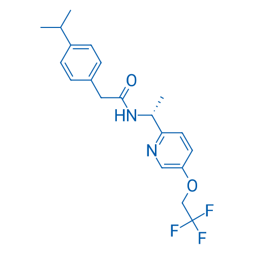 (R)-2-(4-Isopropylphenyl)-N-(1-(5-(2,2,2-trifluoroethoxy)pyridin-2-yl)ethyl)acetamide