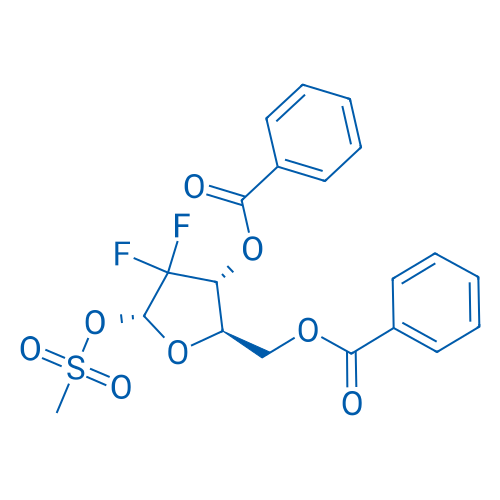 ((2R,3R,5R)-3-(Benzoyloxy)-4,4-difluoro-5-((methylsulfonyl)oxy)tetrahydrofuran-2-yl)methyl benzoate