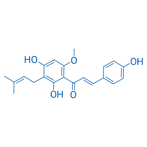 (E)-1-(2,4-Dihydroxy-6-methoxy-3-(3-methylbut-2-en-1-yl)phenyl)-3-(4-hydroxyphenyl)prop-2-en-1-one