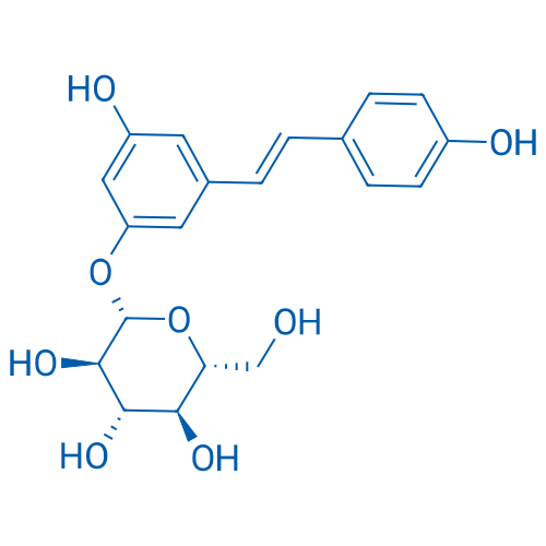 (2S,3R,4S,5S,6R)-2-(3-Hydroxy-5-((E)-4-hydroxystyryl)phenoxy)-6-(hydroxymethyl)tetrahydro-2H-pyran-3,4,5-triol