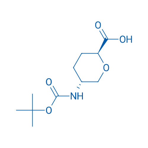 (2S,5R)-5-((tert-Butoxycarbonyl)amino)tetrahydro-2H-pyran-2-carboxylic acid