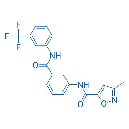 3-Methyl-N-(3-((3-(trifluoromethyl)phenyl)carbamoyl)phenyl)isoxazole-5-carboxamide
