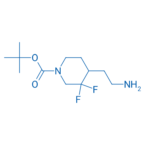 tert-Butyl 4-(2-aminoethyl)-3,3-difluoropiperidine-1-carboxylate