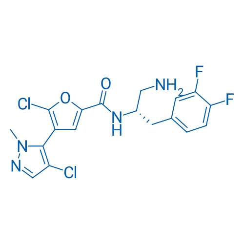 (S)-N-(1-Amino-3-(3,4-difluorophenyl)propan-2-yl)-5-chloro-4-(4-chloro-1-methyl-1H-pyrazol-5-yl)furan-2-carboxamide