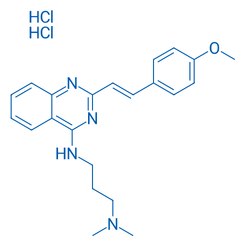 N1-(2-(4-Methoxystyryl)quinazolin-4-yl)-N3,N3-dimethylpropane-1,3-diamine dihydrochloride