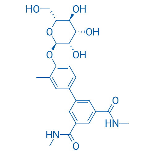 N3,N5,3'-Trimethyl-4'-(((2R,3S,4S,5S,6R)-3,4,5-trihydroxy-6-(hydroxymethyl)tetrahydro-2H-pyran-2-yl)oxy)-[1,1'-biphenyl]-3,5-dicarboxamide