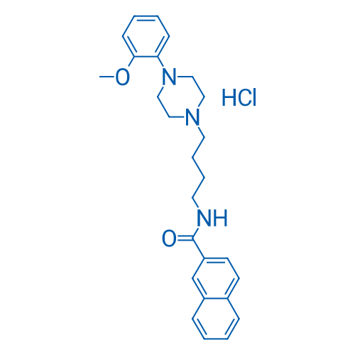 N-(4-(4-(2-Methoxyphenyl)piperazin-1-yl)butyl)-2-naphthamide hydrochloride