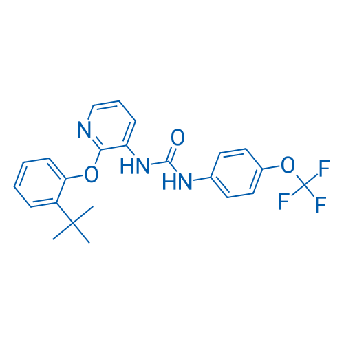 1-(2-(2-(tert-Butyl)phenoxy)pyridin-3-yl)-3-(4-(trifluoromethoxy)phenyl)urea