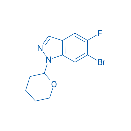 6-Bromo-5-fluoro-1-(tetrahydro-2H-pyran-2-yl)-1H-indazole