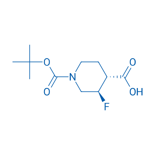 trans-1-(tert-Butoxycarbonyl)-3-fluoropiperidine-4-carboxylic acid