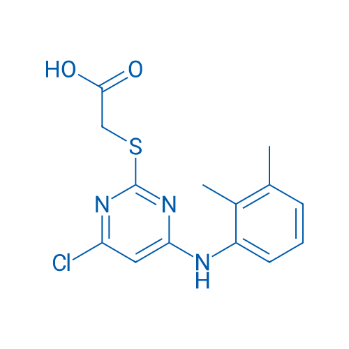 2-((4-Chloro-6-((2,3-dimethylphenyl)amino)pyrimidin-2-yl)thio)acetic acid