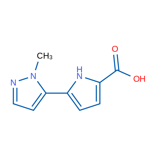 5-(1-Methyl-1H-pyrazol-5-yl)-1H-pyrrole-2-carboxylic acid