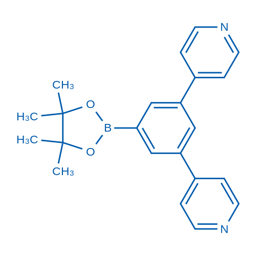 Pyridine,4,4'-[5-(4,4,5,5-tetramethyl-1,3,2-dioxaborolan-2-yl)-1,3-phenylene]bis-