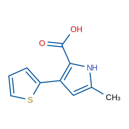 5-Methyl-3-(thiophen-2-yl)-1H-pyrrole-2-carboxylic acid