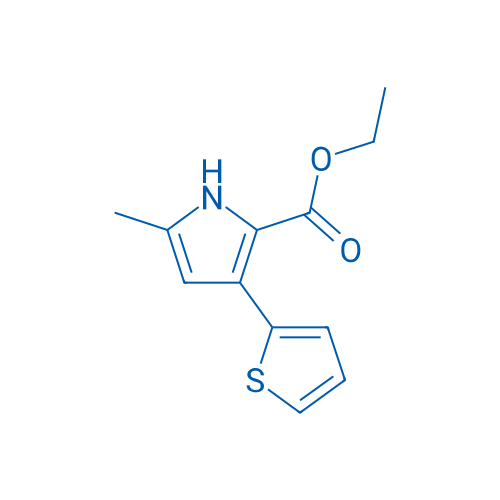 Ethyl 5-methyl-3-(thiophen-2-yl)-1H-pyrrole-2-carboxylate
