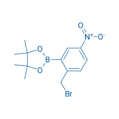 2-Bromomethyl-5-nitrophenylboronic acid, pinacol ester