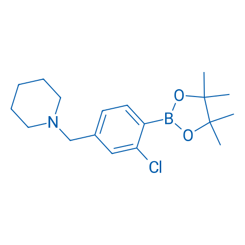 1-(3-Chloro-4-(4,4,5,5-tetramethyl-1,3,2-dioxaborolan-2-yl)benzyl)piperidine