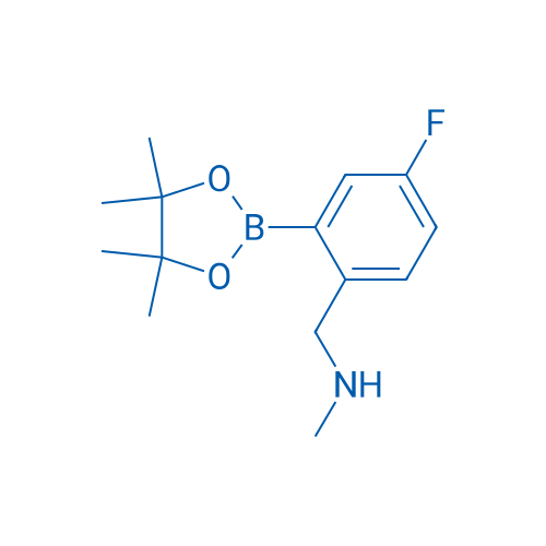 1-(4-Fluoro-2-(4,4,5,5-tetramethyl-1,3,2-dioxaborolan-2-yl)phenyl)-N-methylmethanamine