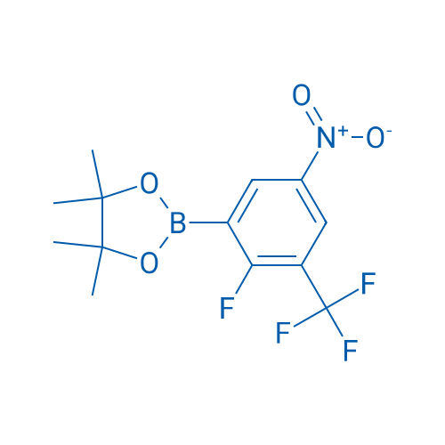 2-(2-Fluoro-5-nitro-3-(trifluoromethyl)phenyl)-4,4,5,5-tetramethyl-1,3,2-dioxaborolane