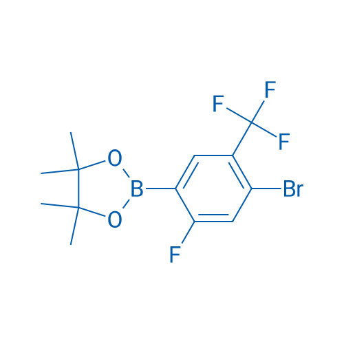 2-(4-Bromo-2-fluoro-5-(trifluoromethyl)phenyl)-4,4,5,5-tetramethyl-1,3,2-dioxaborolane